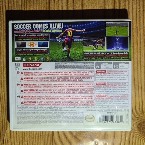 PES 2011 Pro Evolution Soccer 3D Nintendo 3DS game (CIB) - Picture 6 of 6